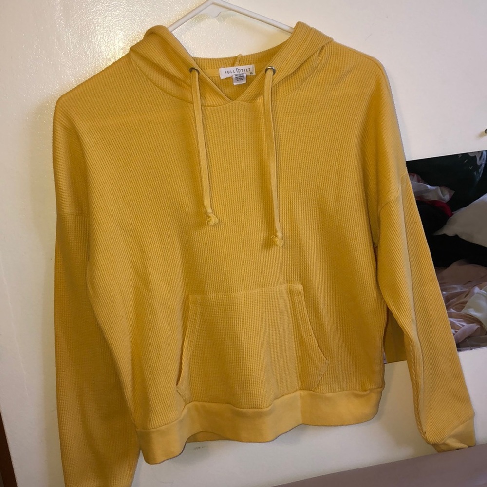 Cute Waffle Thin Hoodie Size Medium Full Tilt